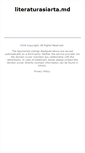 Mobile Screenshot of literaturasiarta.md